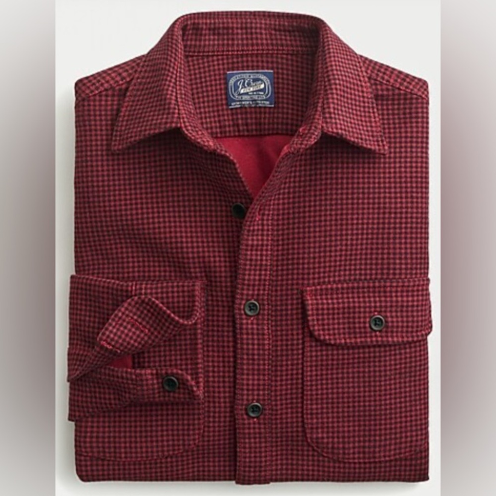 Jcrew men’s heavyweight chamois button down